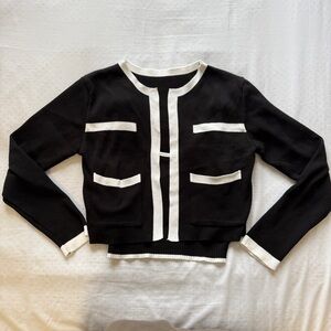 Black and White Women's Cardigan
